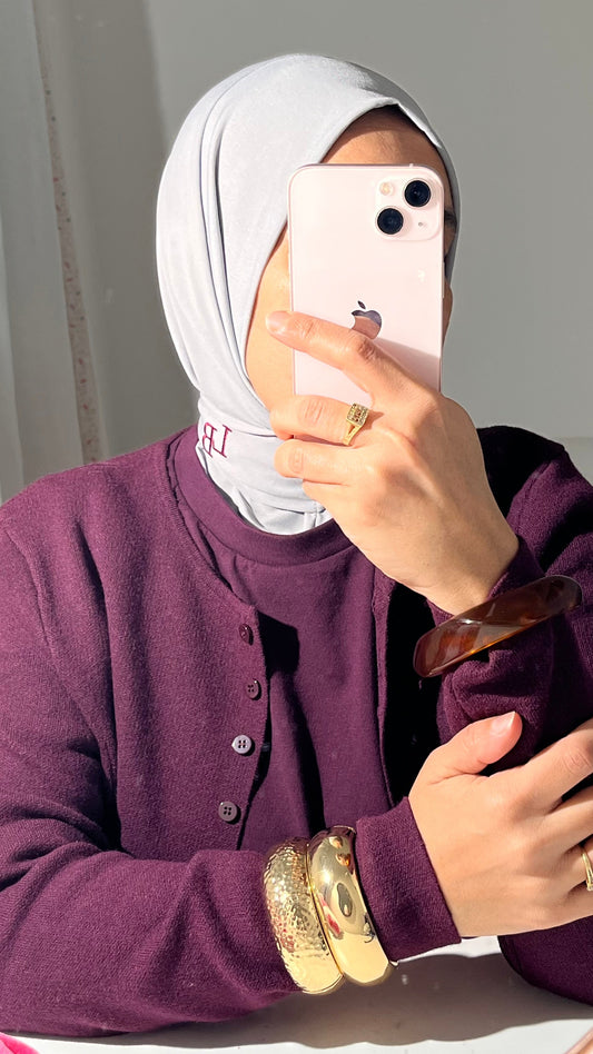 Cagoule Grey-Burgundy